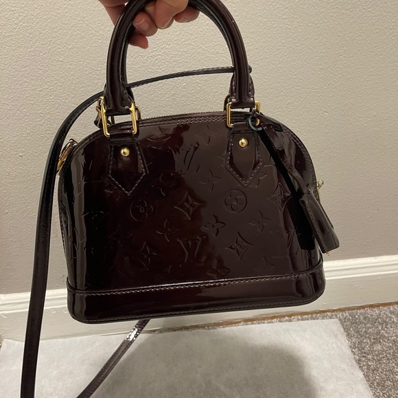 Louis Vuitton Hand Bag Alma BB Bordeaux Vernis - Picture 10 of 16